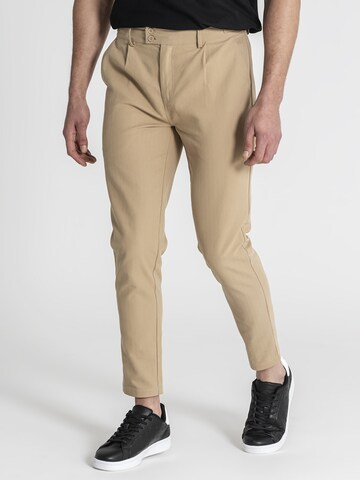 Effilé Pantalon à pince Gianni Kavanagh en gris