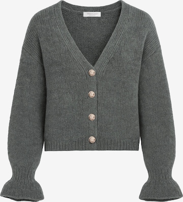 SASSYCLASSY Strickjacke in Grau: Vorderseite
