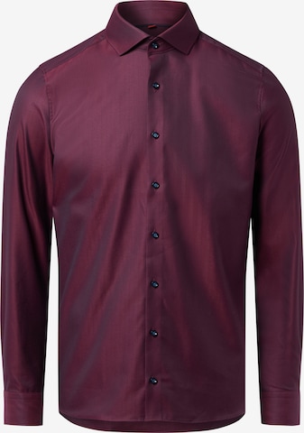 Finshley & Harding Slim Fit Hemd in Lila: Vorderseite