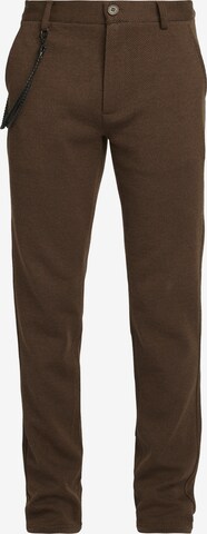 BLEND Chino Pants 'Walton' in Brown: front