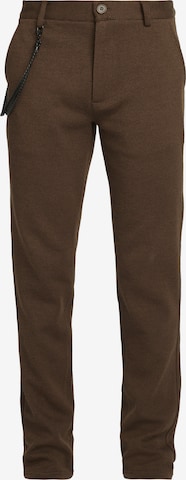 BLEND Regular Chino Pants 'Walton' in Brown: front