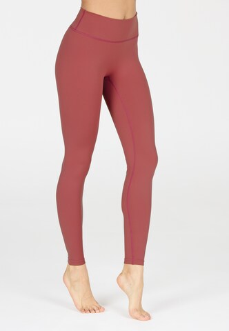 Athlecia Skinny Sportbroek 'Luxe' in Rood
