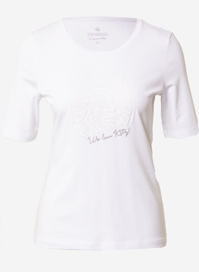 Sportalm Kitzbühel T-Shirt 'Emilia' in silber / weiß, Produktansicht