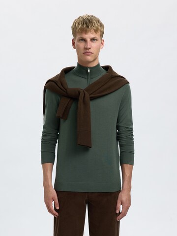 SELECTED Pullover 'SLHTRAY' in Grün