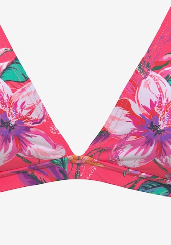 rozā LASCANA Trijstūra formas Bikini augšdaļa