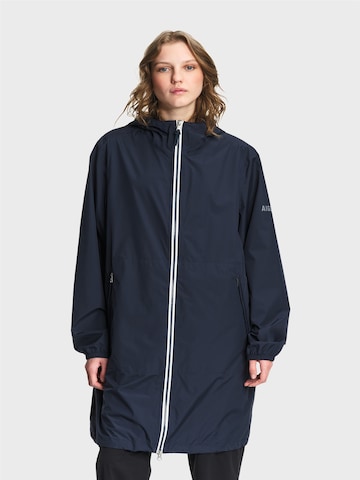 AIGLE Functionele jas 'Rainpack 90' in Blauw: voorkant