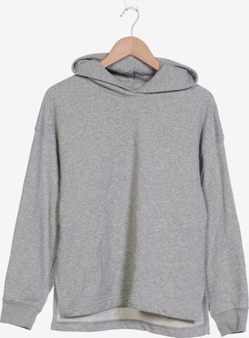 UNIQLO Sweatshirt & Zip-Up Hoodie in S in Grey: front