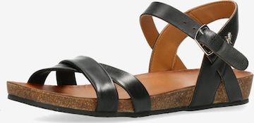 MEXX Sandals 'GRAFT' in Black: front