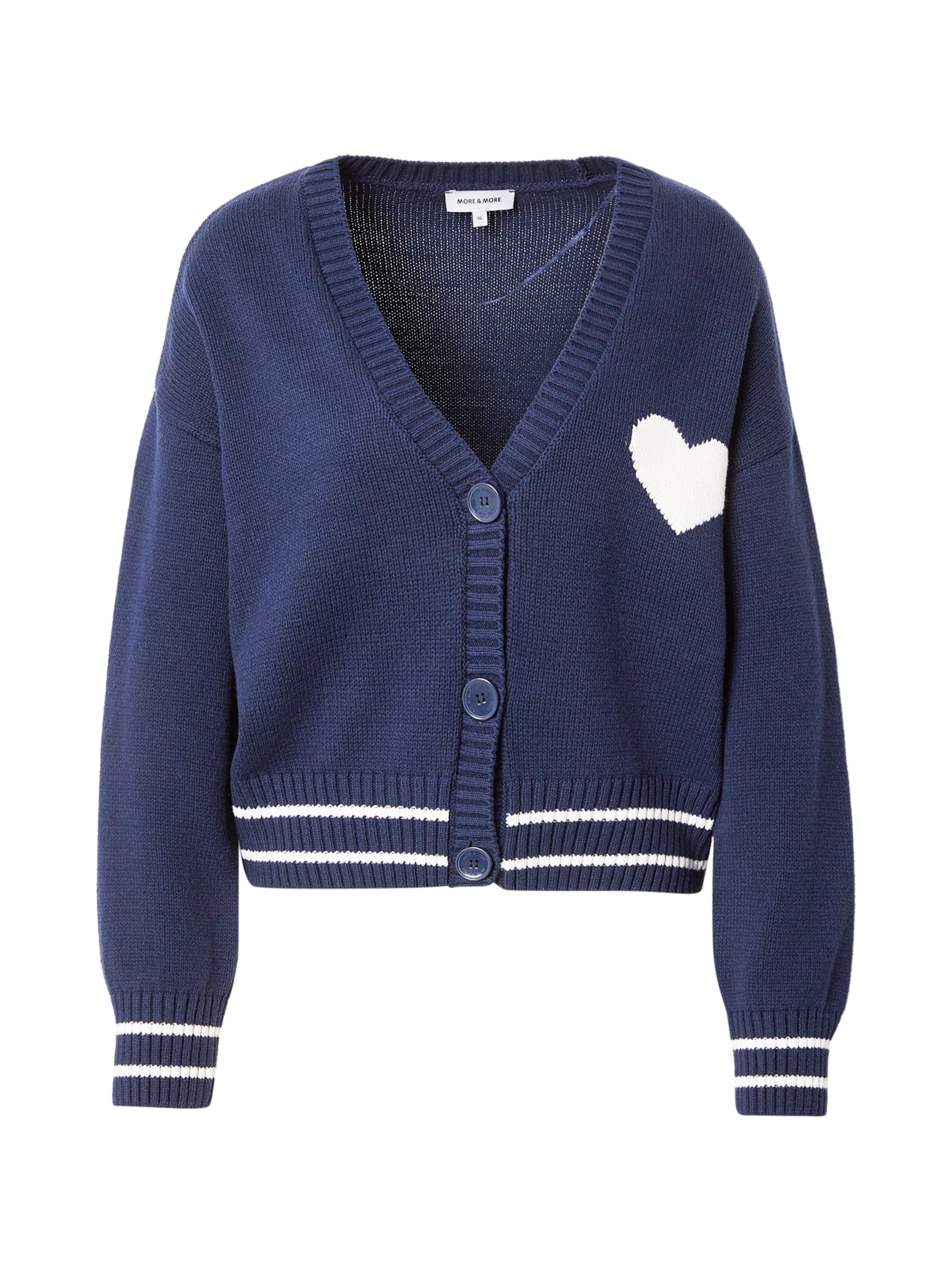 MORE & MORE - Cárdigan en azul: frente
