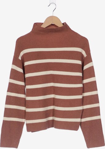 NA-KD Sweater & Cardigan in S in Brown: front