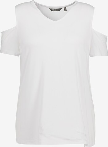 T-shirt Ulla Popken en blanc : devant