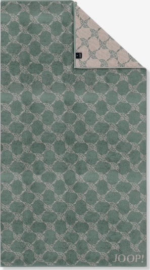 JOOP! Duschtuch 'Cornflower' in kitt / dunkelgrün, Produktansicht