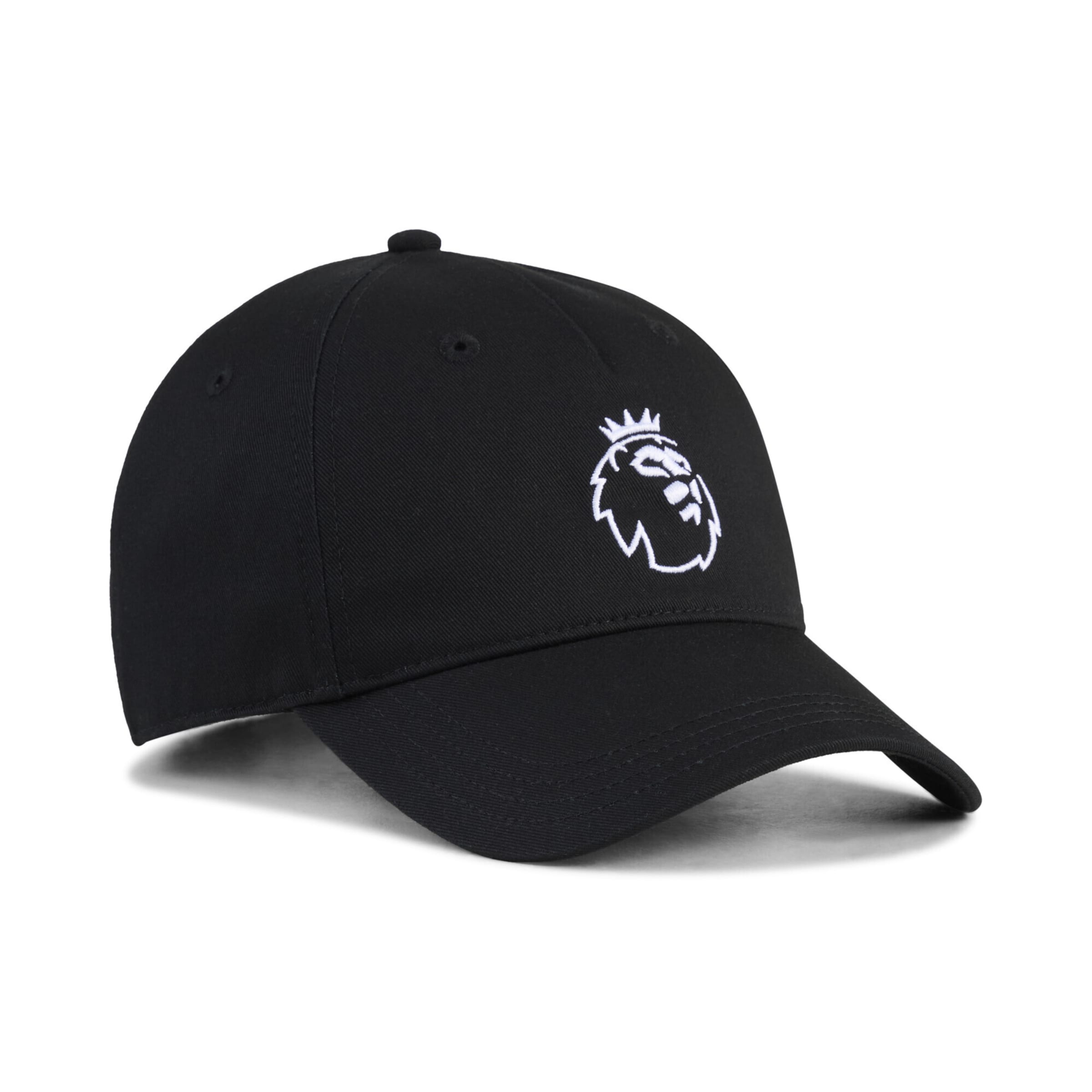 PUMA Cap 'Premier League' in Schwarz: Vorderseite