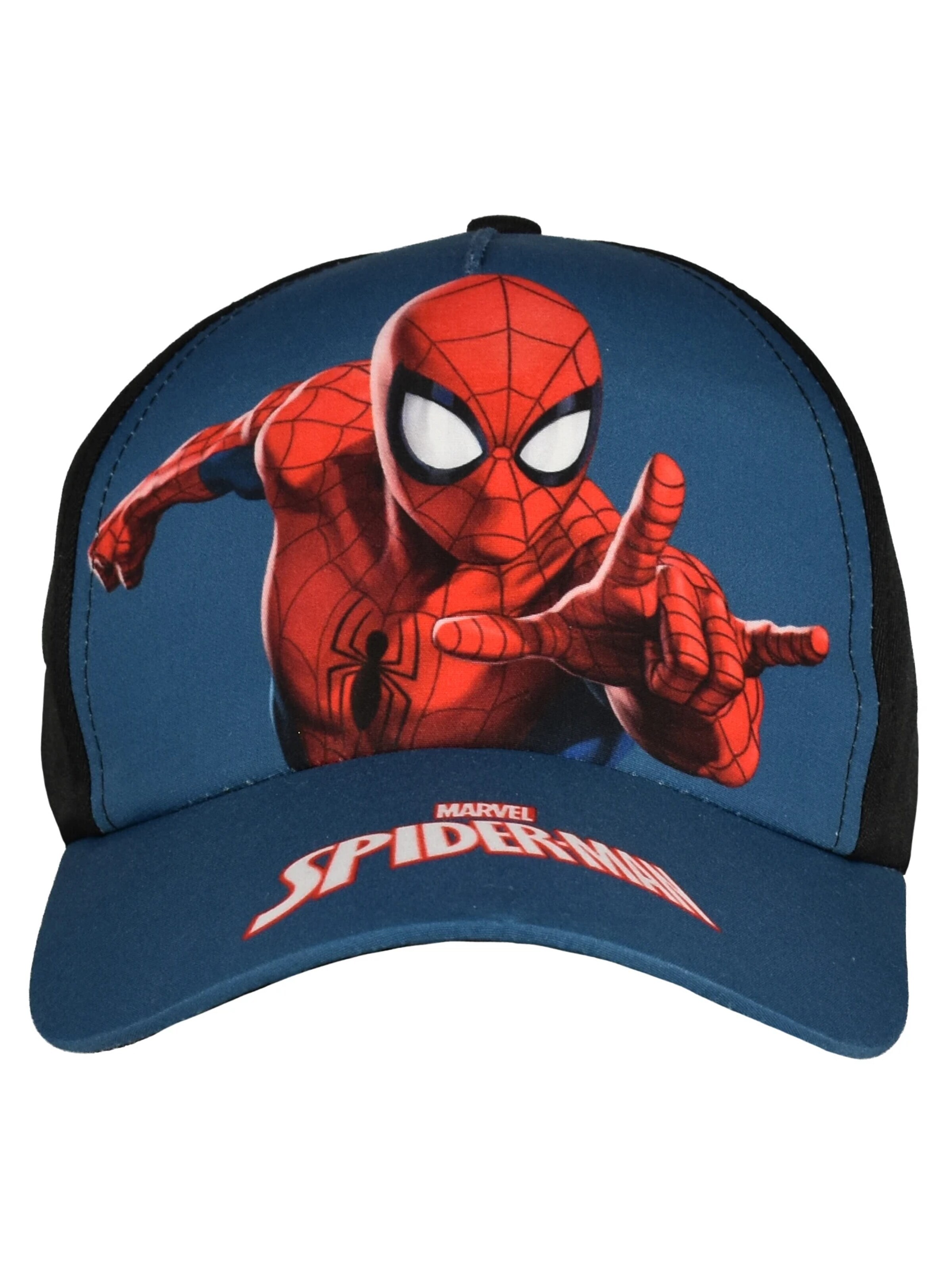 SPIDERMAN Hat 'Marvel' in Blue: front