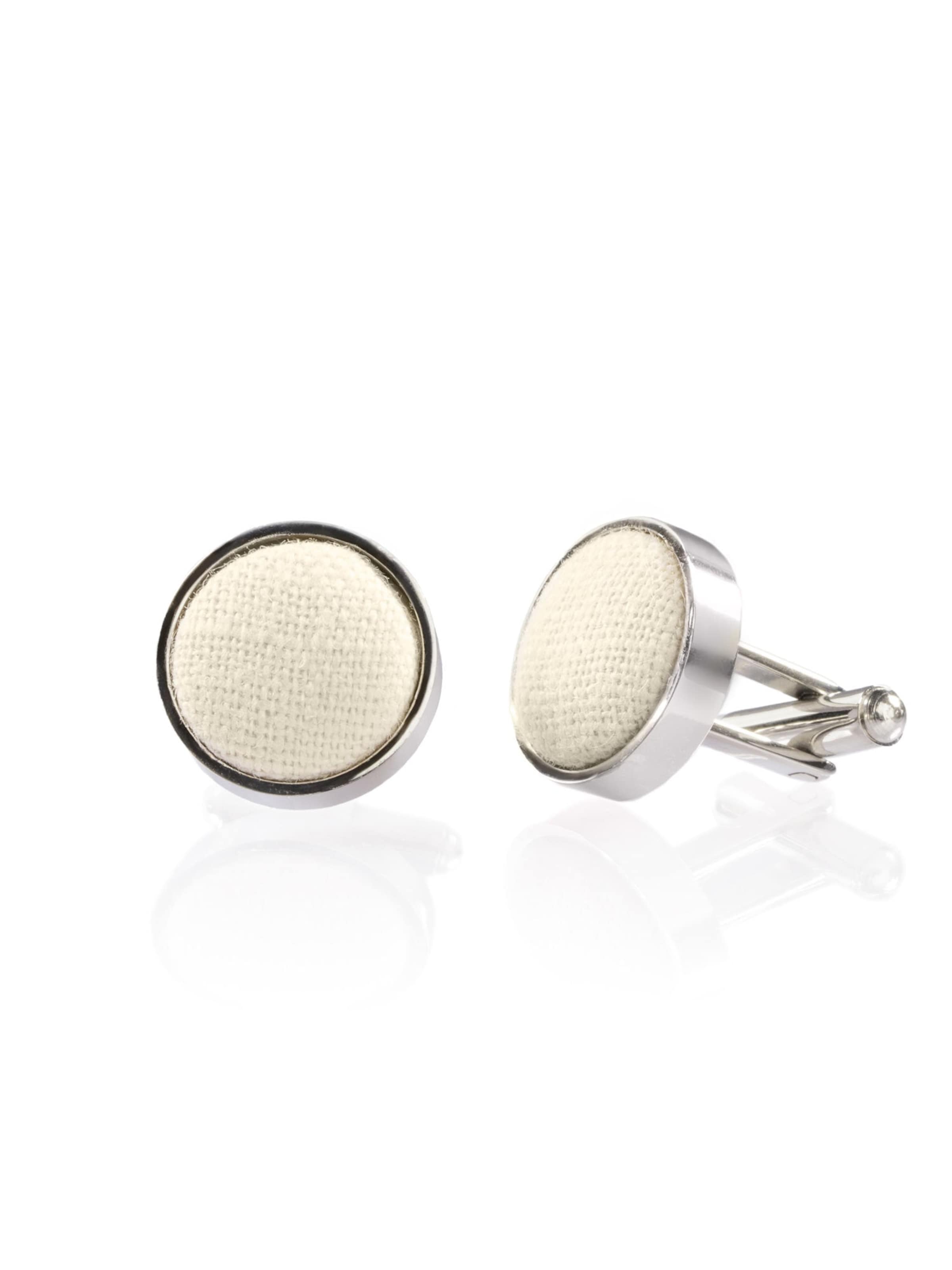 FAFIGO Cufflinks 'Nonno Camillo' in Beige: front