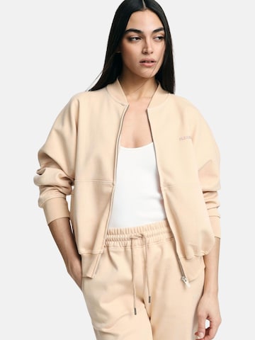 PLEASE Sweatshirt 'PLEASE FELPA FELPA' in Beige