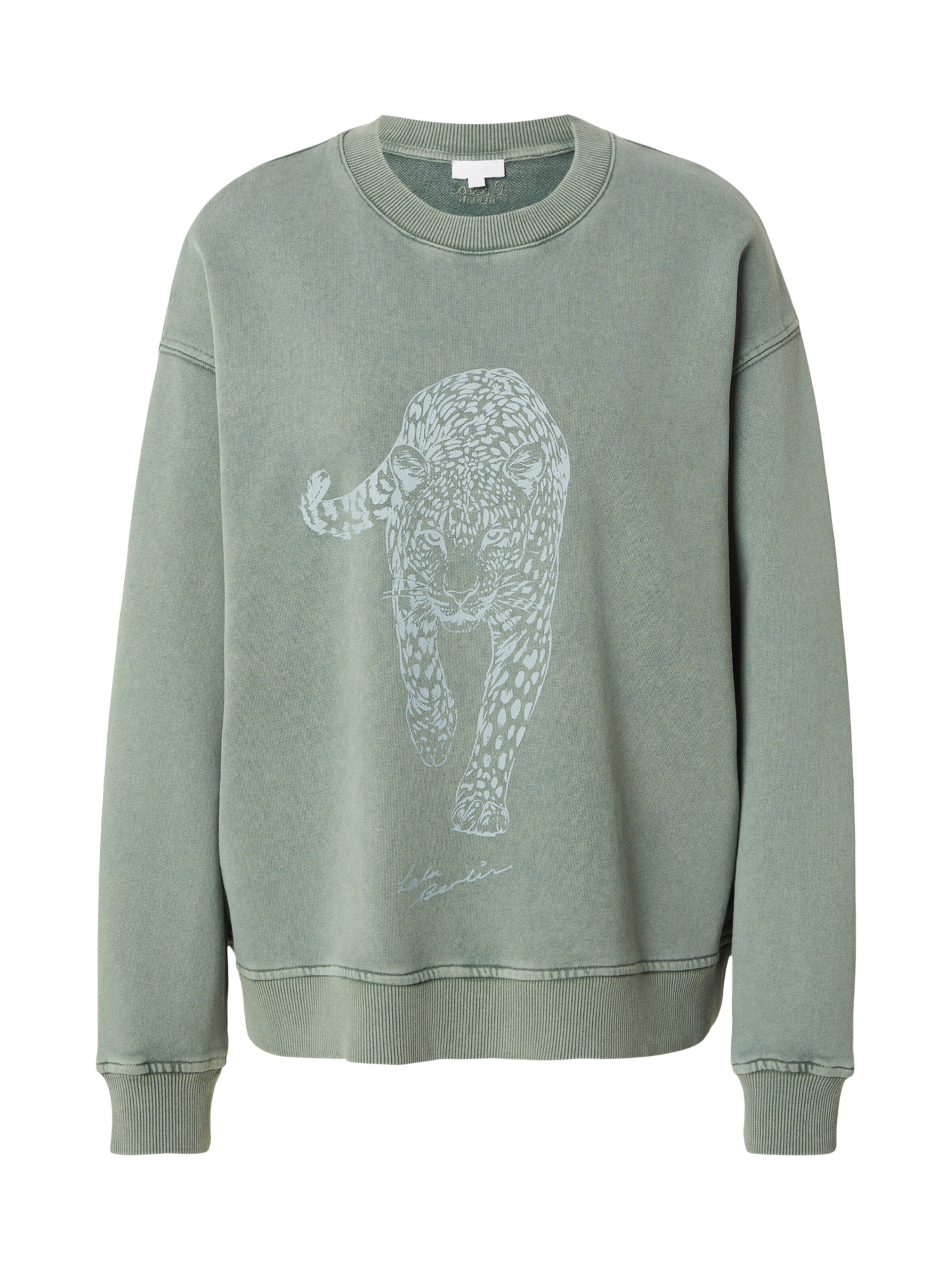 Lala Berlin Sweatshirt 'Soma' em azul claro / cáqui, Vista do artigo