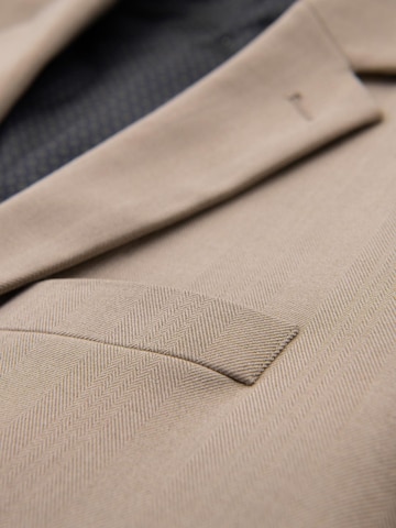 Ombre Regular fit Business blazer 'OM-BLZB-0135' in Beige