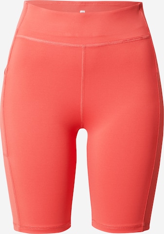 ONLY PLAY Skinny Workout Pants in Red: front