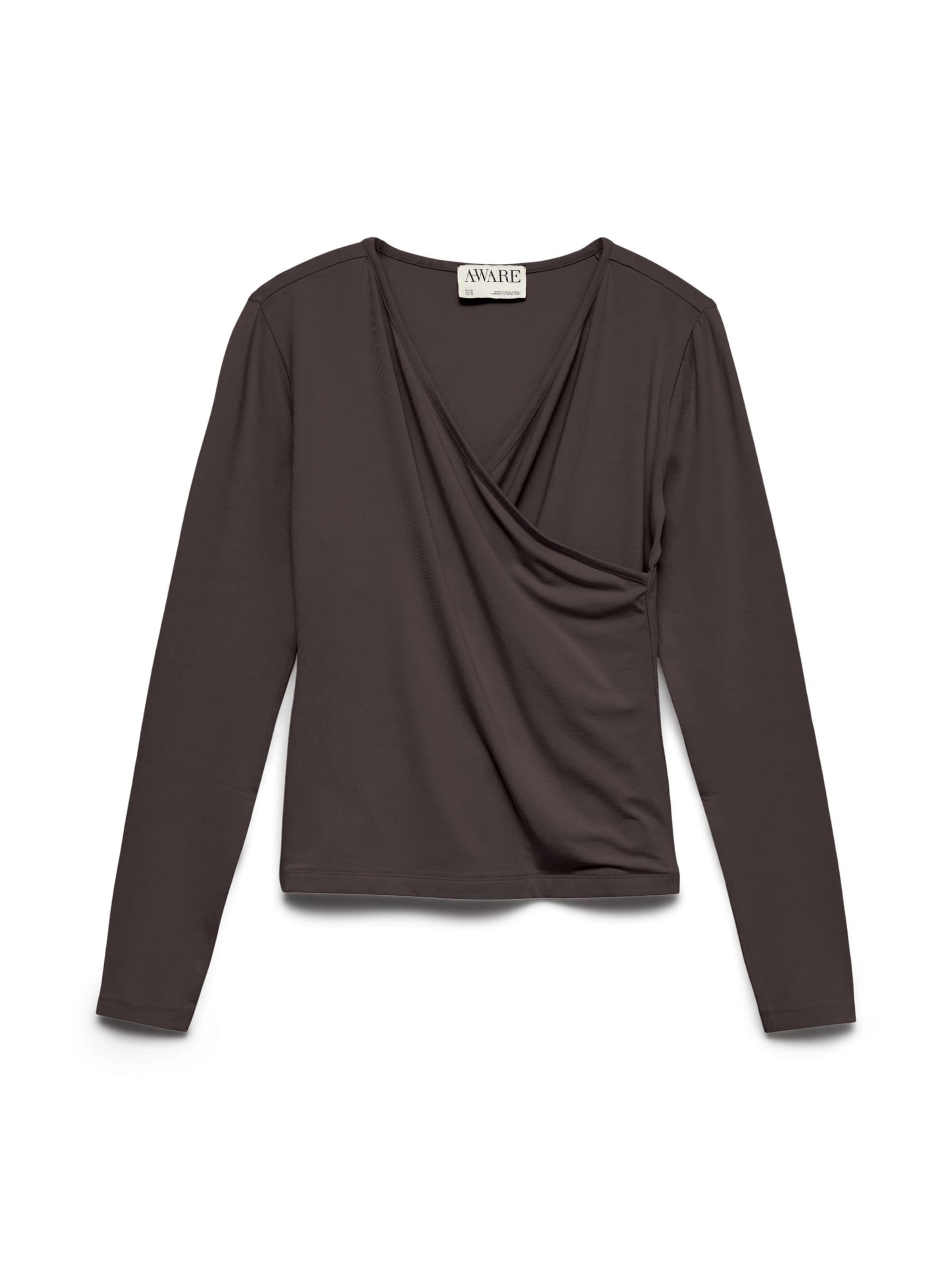 VERO MODA Bluse 'AWDemi' i brun: forside