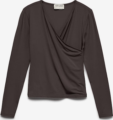 VERO MODA Bluse 'AWDemi' i brun: forside