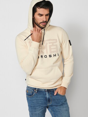 KOROSHI - Sudadera en beige