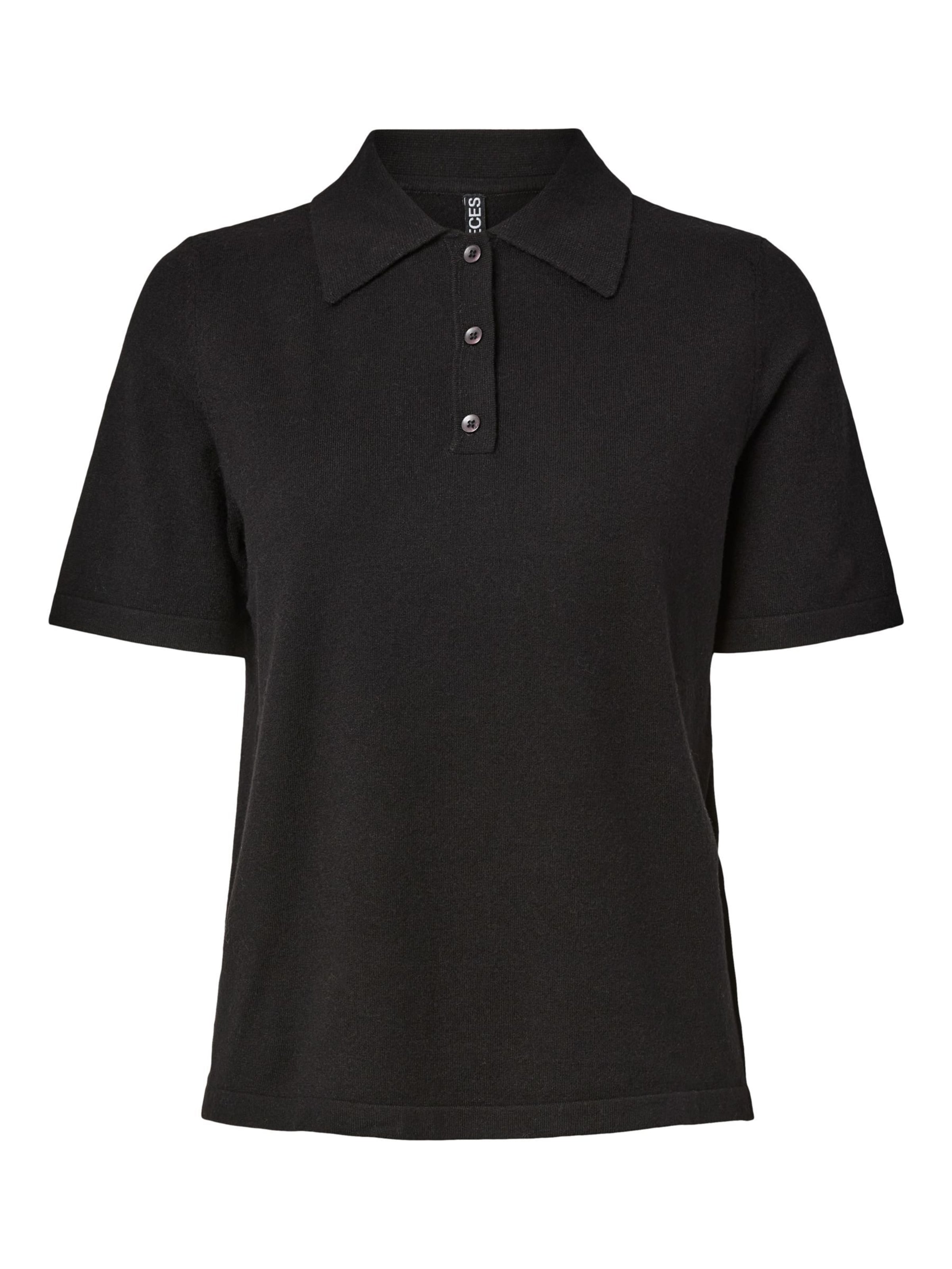 PIECES - Camiseta 'PCOrina' en negro: frente