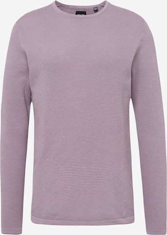 Coupe regular Pull-over 'Panter' Only & Sons en violet : devant