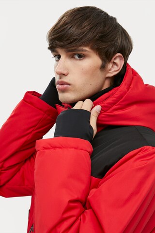 Finn Flare Winter parka 'World' in Red