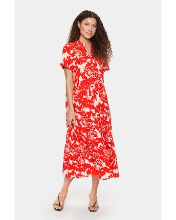 Robe SAINT TROPEZ en rouge : devant