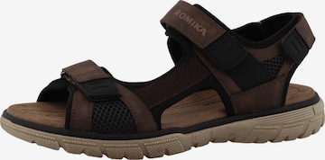 Sandalo di ROMIKA in marrone: frontale
