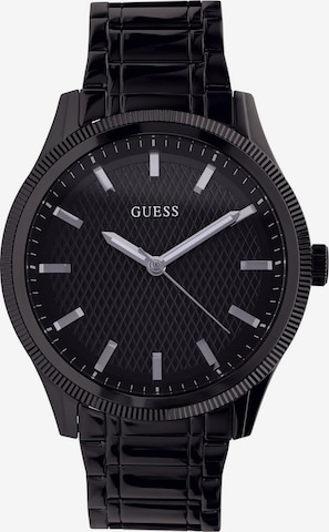 GUESS Uhr 'Design' in Schwarz: Vorderseite