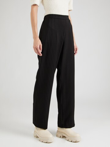 MSCH COPENHAGEN Loose fit Trousers 'Mikelle Joanita' in Black: front