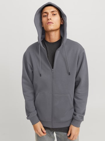 JACK & JONES Ζακέτα φούτερ 'JJEBradley' σε γκρι