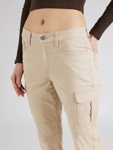 QS Tapered Cargo Pants in Brown
