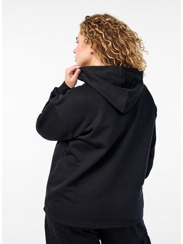 Zizzi Sweatshirt 'Mrikke' i sort