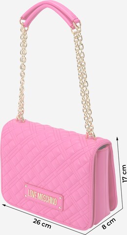 Love Moschino Schultertasche in Pink