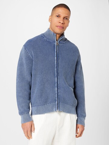 WEEKDAY Knit cardigan 'Mattias' in Blue: front