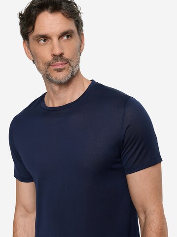 T-Shirt ' Cotton Sporty ' Hanro en bleu