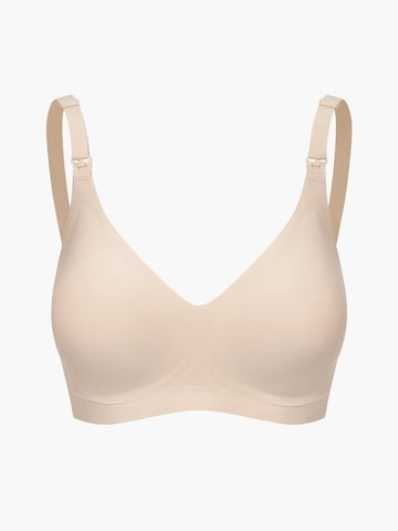 Bustier Soutien-gorge 'Comfort Maternity Still-BH ohne Bügel' cfab (formerly creamy fabrics) en beige : devant
