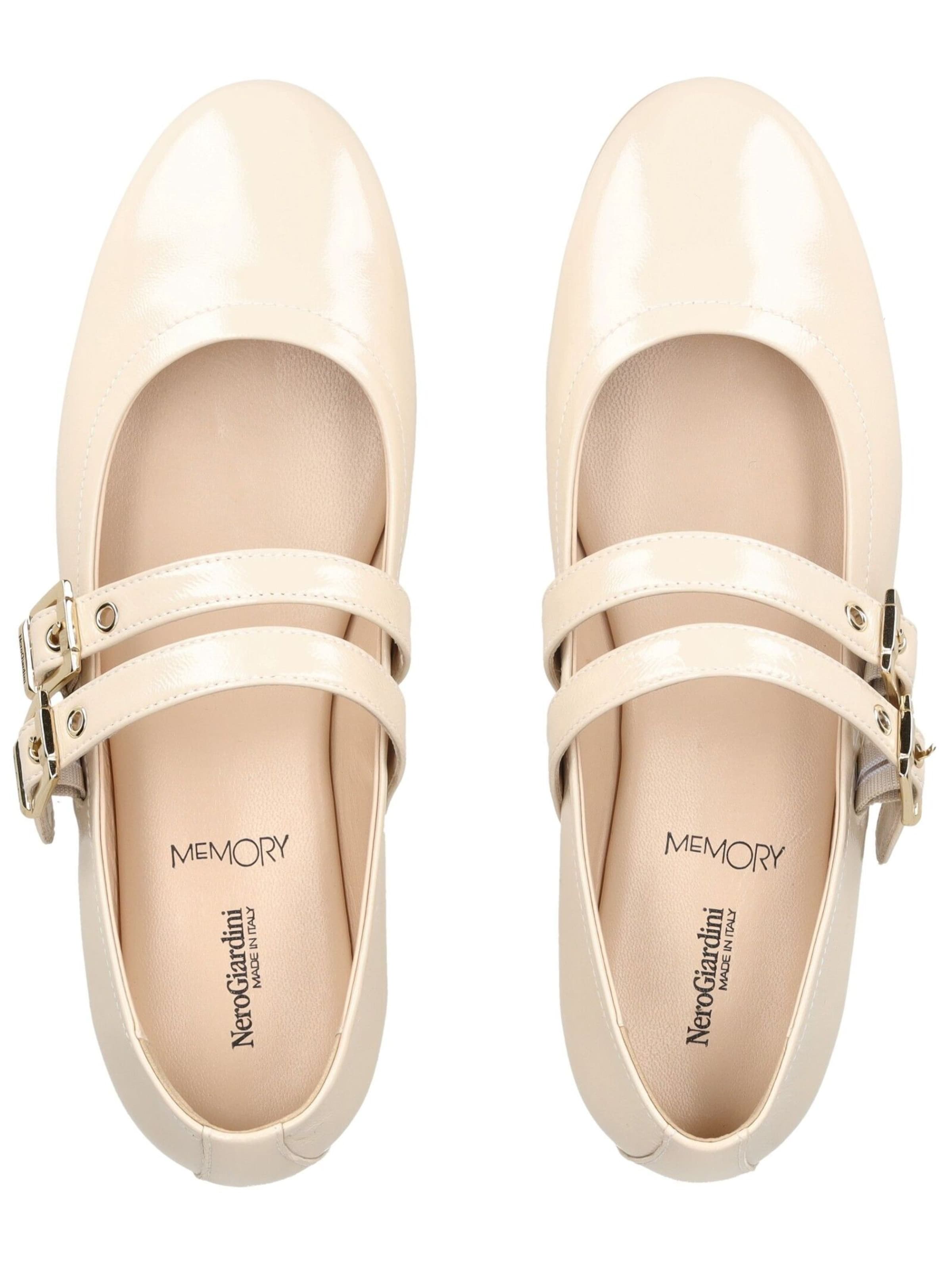 Ballerina con cinturino di Nero Giardini in beige