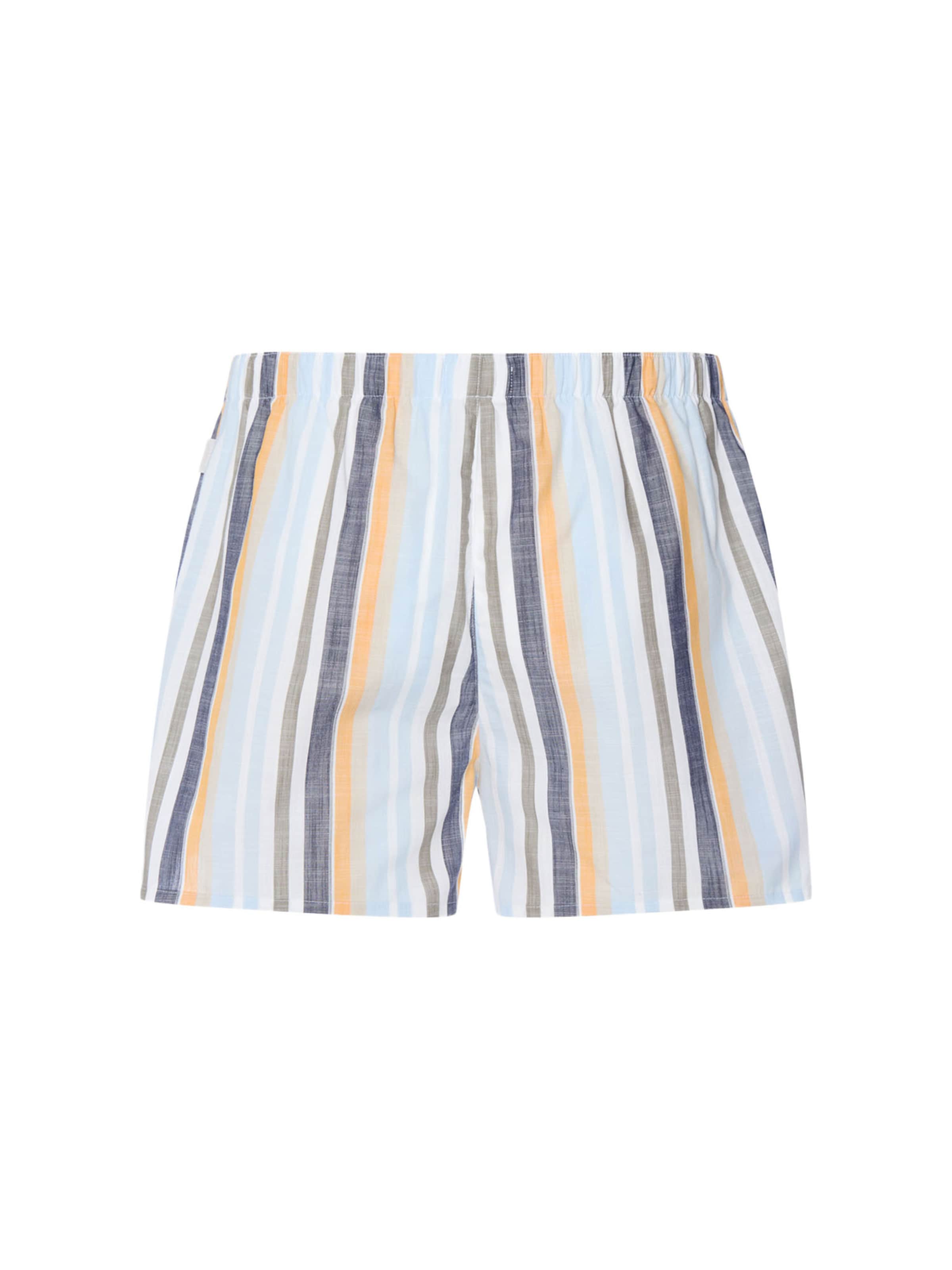 Hanro Boxer shorts ' Fancy Woven ' in Blue