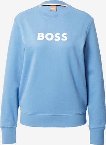 BOSS Orange Sweatshirt 'Ela' i blå: forside