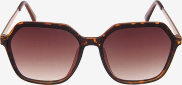 Leslii Sunglasses in Brown: front