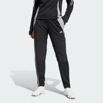 ADIDAS PERFORMANCE Regular Sports trousers 'Tiro 24' in Black: front