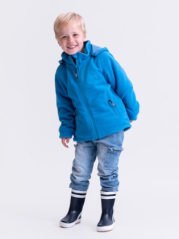 BMS Fleece Jacket in Blue: front