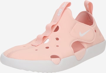 Nike Sportswear Открытая обувь 'Sunray Protect 4' в Ярко-розовый: спереди