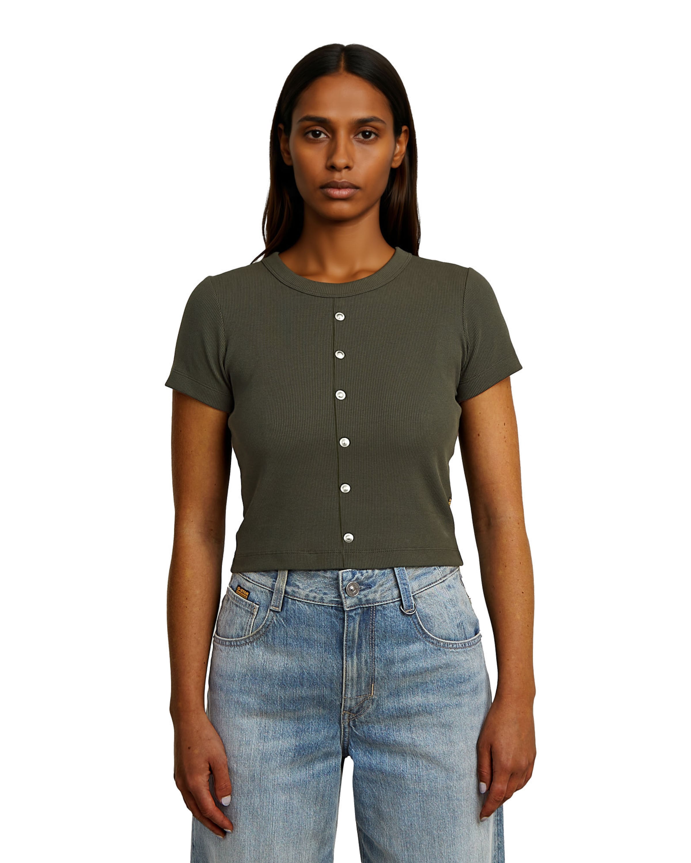 G-STAR Shirt in Grey: front