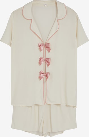 smėlio Trendyol Pižama su šortais: priekis