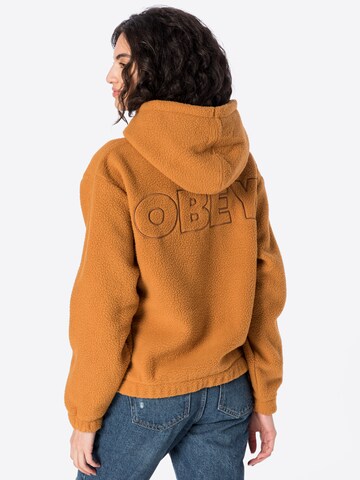 Obey Sweatshirt 'Asher' in Braun